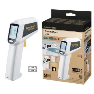 Laserliner Infrarot-Messgerät ThermoSpot One - Anwendungsbereich: Haus - Industrie - Temperaturmessung - Typ: Infrarot-Messgerät - Detailfarbe: Weiss