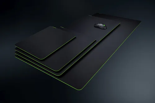 Razer Gaming-Mausmatte Gigantus V2 - Medium Schwarz - Tiefe: 275 mm - Breite: 360 mm - Detailfarbe: Schwarz - Form: Eckig - Höhe: 3 mm - Handgelenkauflage: Ja