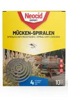 Neocid Expert Insektenabwehr Mückenspirale, 10 Stück - Für Schädling: Fluginsekten - Anwendungsbereich: Outdoor - Produkttyp: Insektenabwehr