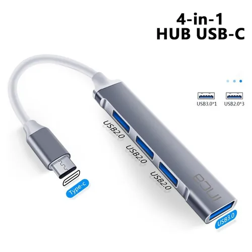 INCA Adapter IUSB-04TX Typ C USB Eingang, 2.03.0 Ausgang