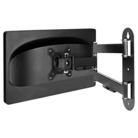 Arctic Cooling Wandhalter W1C bis 18 kg – Schwarz - Eigenschaften: Drehbar - Ausziehbar - Maximale Bildschirmgrösse: 49  - Detailfarbe: Schwarz - Maximale Tragkraft: 18 kg - Anzahl Bildschirme: 1