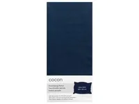 COCON Kopfkissenbezug Perkal 65 x 100 cm, Marineblau, 2 Stück - Eigenschaften: Keine Eigenschaft - Zertifikate: Öko-Tex Standard 100 - Grösse: 65 x 100 cm - Motiv: Uni - Detailfarbe: Marineblau - Verschlusstyp: Reissverschluss