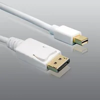 HDGear Kabel Mini-DisplayPort - DisplayPort, 3 m - Kabeltyp: Anschlusskabel - Videoanschluss Seite A: Mini-DisplayPort - Videoanschluss Seite B: DisplayPort - Detailfarbe: Weiss - Kabellänge: 3 m - Display Port Standard: Keine Angabe
