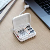 PGYTECH Card Reader Extern CreateMate Mini Case - Speicherkartentyp: microSD 3.0 UHS-I - microSD 4.0 UHS-II - microSDHC - SD UHS-I - SD UHS-II - SDHC UHS-I - SDHC UHS-II - SDXC UHS-I - SDXC UHS-II - Cardreader Bauart: Extern - Schnittstellen: USB Typ C