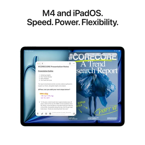 Apple iPad Air 5G Apple M LTE-TDD & LTE-FDD 128 Go 33 cm (13") 12 Go Wi-Fi 7 (802.11be) iPadOS 26 Violet
