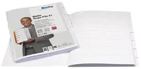 BIELLA Ordnungsmappe Orga-File A4 32440601U weiss, 6-teilig, Sichttasche