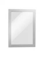 DURABLE Präsentationsrahmen Duraframe Magnetic A5 5 Stück Silber - Papierformat: A5 - Detailfarbe: Silber