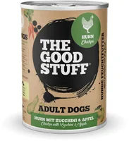 The Goodstuff Nassfutter Geflügel & Zucchini Adult 400g - Tierbedürfnis: Kein besonderes Bedürfnis - Geschmacksrichtung: Geflügel - Zertifikate: Keine Zertifizierung - Fleischsorte: Huhn - Futtereigenschaft: Getreidefrei - Ohne künstliche Zusätze - Single