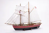 Billing Boats Bausatz Lilla Dan 1:50 - Level: 3 - Ausführung: Zivil - Set: Ja - Massstab: 1:50 - Tiefe: 680 mm - Altersempfehlung ab: 14 Jahren