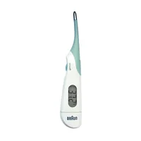 Braun Fieberthermometer HighSpeed Digital PRT1000 - Anzahl Speicherplätze: 1 - Anwender: Erwachsene - Messgenauigkeit: +/- 0.1 °C - Typ: Digitalthermometer - Messpunkt: Rektal - Achsel - Mund