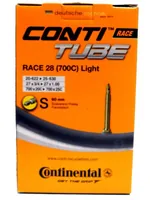 Continental Fahrradschlauch Race Sclaverand/Presta 28 - Breite min.: 0.75  - Breite max.: 1  - Ventillänge: 60 mm - Ventile: Sclaverand/Presta - Material: Butyl - Eigenschaften: Geringes Gewicht