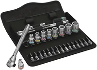 Wera Ratschen-Set 8100 SA 11 Zyklop 1/4, 28-teilig - Grösse: 1/4  - Set: Ja