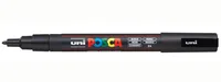 UNI-BALL Posca Marker 0,9-1,3mm PC-3M BLACK schwarz, Rundspitze