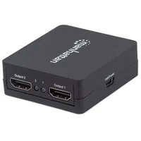 MANHATTAN 1080p 2-Port HDMI-Splitter Strom über USB schwarz