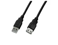 Wirewin USB 2.0-Verlängerungskabel  USB A - USB A 1 m - Kabeltyp: Verlängerungskabel - Detailfarbe: Schwarz - USB Standard: 2.0 (480 Mbps) - Länge: 1 m - USB Anschluss 2 (Endgerät): USB A - Geschlecht Anschluss 2 (Endgerät): Female (Buchse)