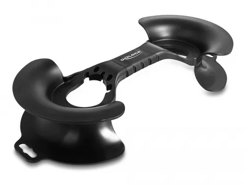 Delock Kabelaufwickler 375 x 170 mm - Breite: 170 mm - Länge: 375 mm - Tiefe: 65 mm - Anwendungsbereich: Outdoor - Indoor - Detailfarbe: Schwarz