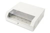 DIGITUS Wandgehäuse SOHO 3HE 145x500x475 mm grau Slim