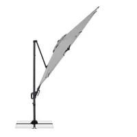 Doppler 409288827 parasol de terrasse Parasol résidentiel Rond Gris