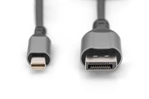 2M 8K MINI DP TO DP CABLE DP 1.4 ALU HOUSING BLACK 60HZ