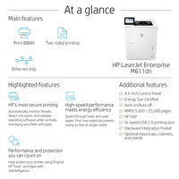 HP LaserJet Enterprise M611dn 1200 x 1200 DPI A4 Wifi