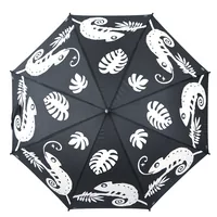 Esschert Design Schirm Chamäleon Mehrfarbig - Schirmtyp: Langschirm - Nachhaltigkeit: Nicht angegeben - Sportart: Lifestyle - Outdoor - Farbe: Mehrfarbig - Länge: 69.3 cm - Schirm-Eigenschaften: Keine