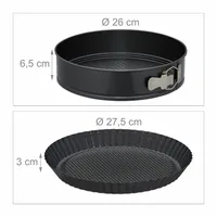 Relaxdays 10027276 plat de cuisson