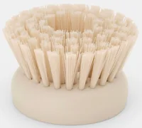 Brabantia Ersatzkopf Spülbürste 2-er Set, Beige - Integrierter Seifenspender: Nein - Einsatzgebiet: Haushalt - Detailfarbe: Beige - Nachhaltigkeit: Nicht angegeben - Borstenmaterial: Polyester - Geeignete Oberflächen: Edelstahl - Geschirr - Töpfe
