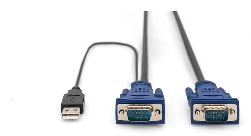 Digitus DS-19231 cavo per tastiera, video e mouse Nero 1,8 m