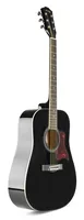MAX Music SoloJam Acoustic guitar Dreadnought 6 strings Black