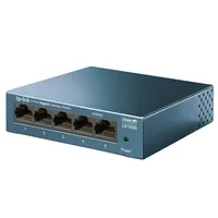 TP-Link Switch LS105G 5 Port - SFP Anschlüsse: 0 - Montage Switch: Desktop - Wand - SFP+ Anschlüsse: 0 - QSFP+ Anschlüsse: 0 - SFP28 Anschlüsse: 0 - Switch Management: Unmanaged
