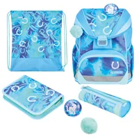 Herlitz UltraLight XL Plus Lucky Horse school bag set Girl Polyester Blue, Light Blue