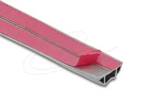 Delock Kabelkanal PVC flexibel 2 m x 50 mm Grau - Detailfarbe: Grau - Produkttyp: Kabelkanal - Ausstattung Kabelmanagement: Selbstklebend - Zuschneidbar - Breite: 50 mm - Länge: 2 m - Material: PVC