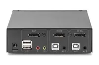 DIGITUS KVM Switch, 2x1 DP, DP Out,USB