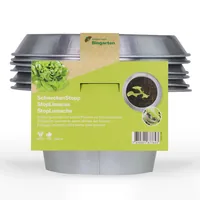 Andermatt Biogarten SchneckenStopp FE, 6 Stück, Galvanisiert - Für Schädling: Schnecken - Anwendungsbereich: Outdoor - Produkttyp: Schnecken-Schutzring