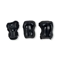 ROLLERBLADE Protektorenset Skate Gear Junior 3 Pack XS - Körperbereich: Ellbogen - Knie - Handgelenk - Zielgruppe: Kinder - Set: Ja - Farbe: Schwarz - Grösse: XS