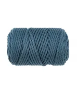 Glorex Wolle Makramee Rope gedreht 63 m x 3 mm, 250g, Türkis - Packungsgrösse: 1 Stück - Länge: 63 m - Material: Wolle - Detailfarbe: Türkis - Waschbar bei: 40 °C - Nadelstärke: 7 mm - 5 mm