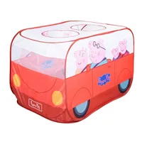 roba Pop Up Spielbus Peppa Pig - Material: Polyester - Detailfarbe: Rot - Mehrfarbig