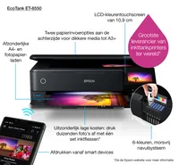 Epson EcoTank ET-8550 Inkjet A3 5760 x 1440 DPI 32 ppm Wi-Fi