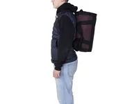 KOOR Duffle Bag Sooma 30 l, Maroon - Breite: 30.5 cm - Höhe: 40 cm - Tiefe: 50 cm - Volumen: 30 l - Farbe: Dunkelrot - Material: Recycled PET