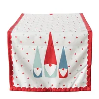 Boltze Tischläufer Remsy Textil, 140 x 40 cm - Materialtyp: Textil - Material: Polyester (PES) - Verpackungseinheit: 1 Stück - Detailfarbe: Rot - Alt Weiss - Produkttyp: Tischläufer