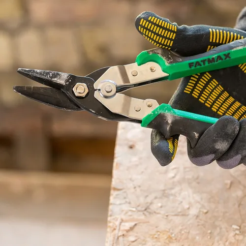 Stanley Fatmax Blechschere ERGO 250 mm - Länge: 250 mm - Schneideform: Rechtsschneidend