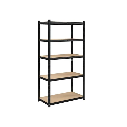 Songmics Regal 200 x 100 cm, MDF - Eigenschaften: Keine Eigenschaft - Zertifikate: Keine Zertifizierung - Breite: 100 cm - Höhe: 200 cm - Tiefe: 50 cm - Detailfarbe: Nature - Schwarz