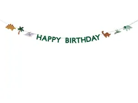 PARTYDECO Girlande Happy Birthday 4.5m GRL106 Dinoaurier