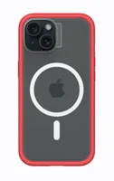 Rhinoshield Mod NX MagSafe iPhone 15 - Farbe: Rot - Fallsicher: Nein - Kompatible Hersteller: Apple - Detailfarbe: Rot - Mobiltelefon Kompatibilität: iPhone 15 - Material: Recycling-Kunststoff