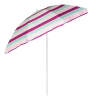 KOOR Sonnenschirm Lido 180 cm - Breite: 150 cm - Länge: 180 cm - Detailfarbe: Mint - Pink - Hellorange - Einsatzgebiet: Outdoor