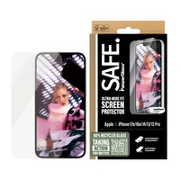SAFE. Displayschutz Ultra Wide Fit iPhone 16e/13/13Pro/14 - Kompatible Hersteller: Apple - Mobiltelefon Kompatibilität: iPhone 14 - iPhone 13 - iPhone 16e - iPhone 13 Pro - Folien Effekt: Stossfest - Kratzfest - Verpackungseinheit: 1 Stück - Eigenschaften