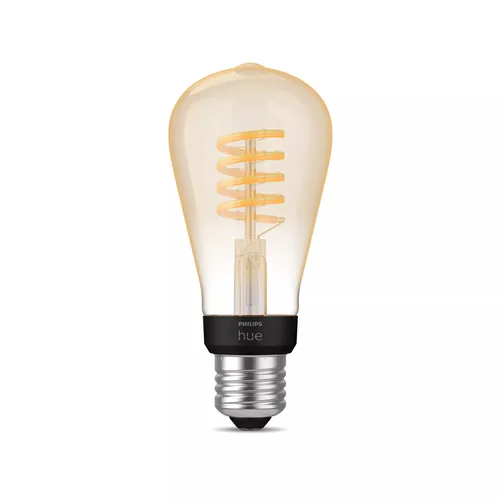 Philips Hue White Ambiance E27 Einzelpack Edison ST64 Filament 550 lm - Lampensockel: E27 - Farbtemperatur Kelvin: 2200 bis 6500 K - Aussenanwendung: Nein - Gesamtleistung: 7 W - Leuchten Kategorie: Leuchtmittel - Lichtfarbe: Kaltweiss/Tageslichtweiss (KW