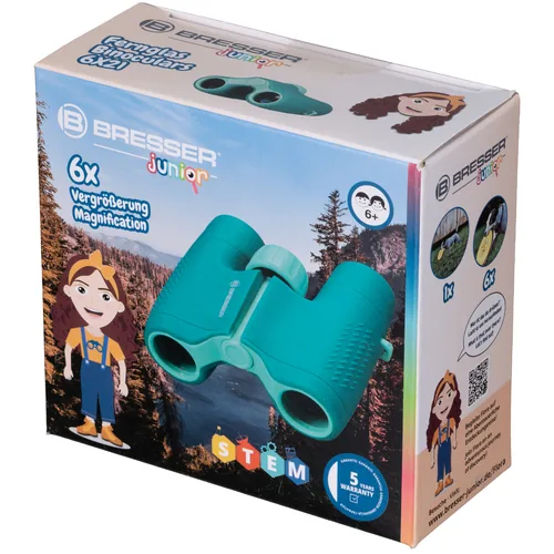 Bresser Optics BRESSER Junior 6x21 children's binoculars in different colours green