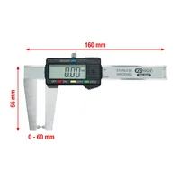 KS Tools Digital-Bremsscheiben- Messschieber 0-60mm