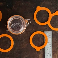Kilner Gummiringe, 6 Stück 125 ml, 6 Stück - Produkttyp: Gummiring - Detailfarbe: Orange - Set: Ja - Verpackungseinheit: 6 Stück - Volumen: 125 ml - Stapelbar: Keine Angaben